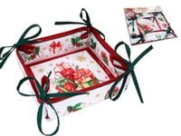 Koszyk na pieczywo mały - Boże Narodzenie (CARMANI)