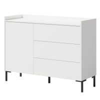 Komoda z szufladami Liam 1D3S 125 Biała