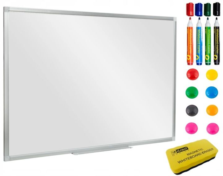 Tablica Biała suchościeralna magnetyczna 90x60 zdjęcie 1