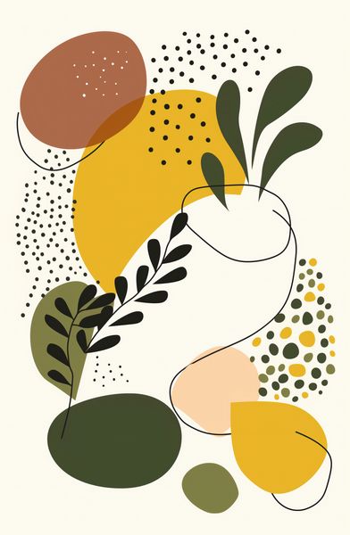 Plakat 53x81cm Botaniczne Impresje zdjęcie 1