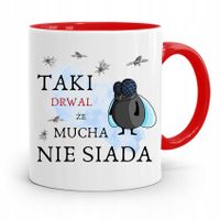 Dla Drwala Rębacza Kubek Czerwony Prezent Urodziny Z Nadrukiem Ze Zdjęciem
