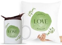 Zestaw Poduszka + Kubek Dzień Mamy Matki Prezent Z Nadrukiem Ze Zdjęciem