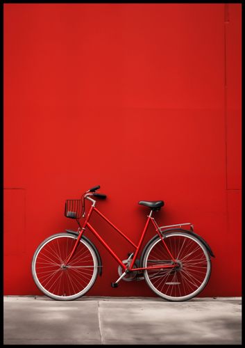 Plakat 70x100cm Czerwony Rower na Arena.pl