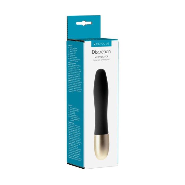 Me You Us Discretion Bullet Wibrator Black zdjęcie 1
