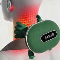 MASAŻER SZYI KARKU RAMION I PLECÓW 4D SHIATSU GRZANIE BEZPRZEWODOWY 2000MAH