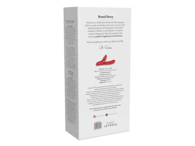 Silicone Vibrator 7 Powerful Modes - Licking, Thrusting and Heating zdjęcie 4