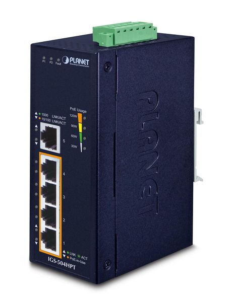 Planet IP30 5-Port Gigabit Switch zdjęcie 1