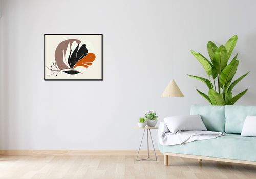 Plakat 76x60,5cm Elegancja Roślinna na Arena.pl