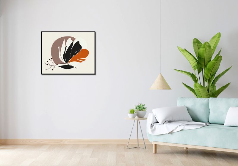 Plakat 76x60,5cm Elegancja Roślinna zdjęcie 4