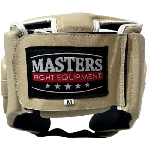 Kask bokserski MASTERS KTOP-PU-MATT beżowy M na Arena.pl