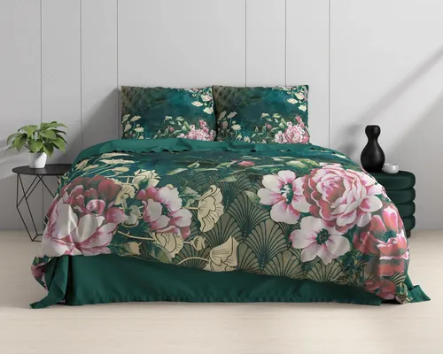 240x220 NOAH zielony  kpl pościeli bawełna satynowa na Arena.pl