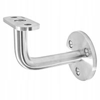 Uchwyt poręczy wspornik do balustrady podpora płaski szlif