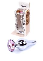 biżuteria analna srebrna z diamentem heavyfun 9,5 cm