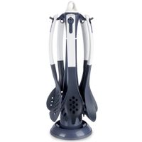 Przybory Kuchenne Zestaw Przyborów Kuchennych ze Stojakiem Łyżki Łopatki