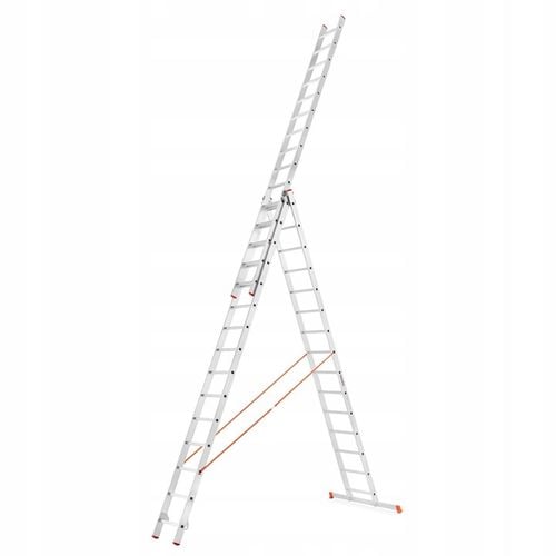 Drabina aluminiowa 3x15 HIGHER 150kg wielofunkcyjna PROFESJONALNA na Arena.pl