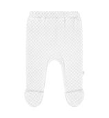 Półśpioch bawełniany biały w kółeczka 62