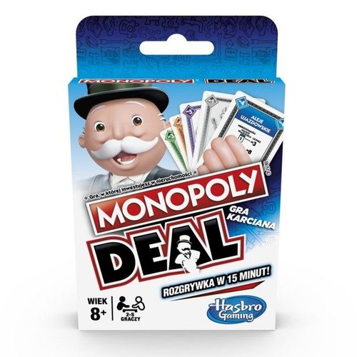 Gra Hasbro - Monopoly Deal PL Gra w karty E3113 na Arena.pl