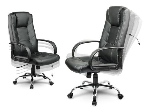 FOTEL BIUROWY OBROTOWY CHROM KRZESŁO SOFOTEL 221 na Arena.pl