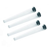 zestaw 4 x plastikowa tuba na skręta 112 mm - szara