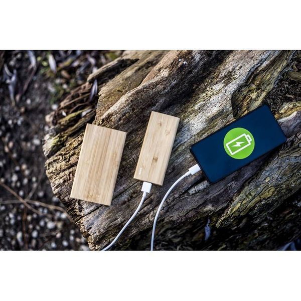 Bambusowy power bank 5000 mAh B'RIGHT zdjęcie 5