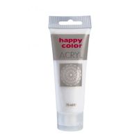 FARBA AKRYLOWA 75ML BIEL TYTANOWA 0 HAPPY COLOR