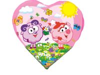 Balon foliowy serce "Zwierzęta", 45 cm [2182] [balon na hel]