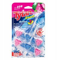 3w1 KOSTKA TOALETOWA WC TYTAN ACTION FLOWER 2x40g