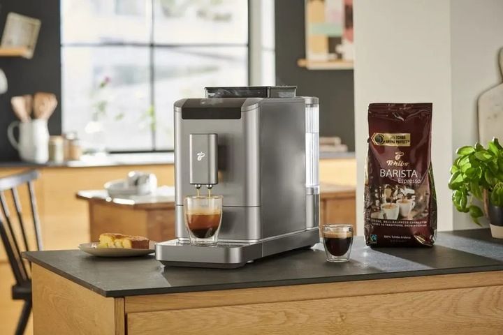 Ekspres Tchibo Esperto Caffé 2.0 srebrny/szary zdjęcie 9