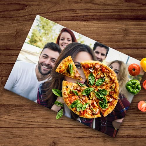 FOTO szklana deska kuchenna z dowolnym nadrukiem twoje zdjęcie 52x30cm na Arena.pl