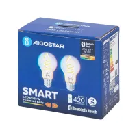 2 x Inteligentna żarówka Bluetooth Mesh A60 E27 4,9W RGBW energooszczędna