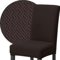 POKROWIEC NA KRZESŁO ŻAKARD JODEŁKA ELASTYCZNY