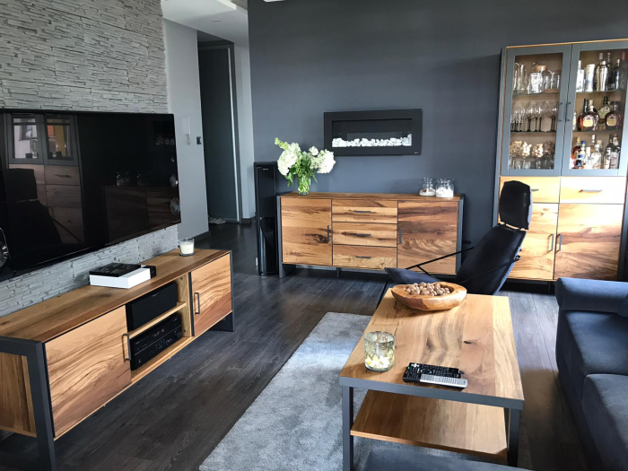 Witryna duża 3 Loft dąb dziki zdjęcie 4