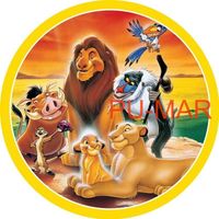 Opłatek na tort KRÓL LEW Timon Pumba Bajka Postać
