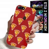 ETUI CASE DO HUAWEI Y7 2018 - PIZZA DAMSKIE WZORY PĄCZKI PIANKI PLECKI