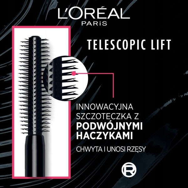 Tusz do rzęs L'OREAL PARIS Telescopic Lift zdjęcie 6