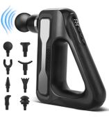 Pistolet do masażu mięśni i powięzi z 8 nasadkami na głowę, HB-003