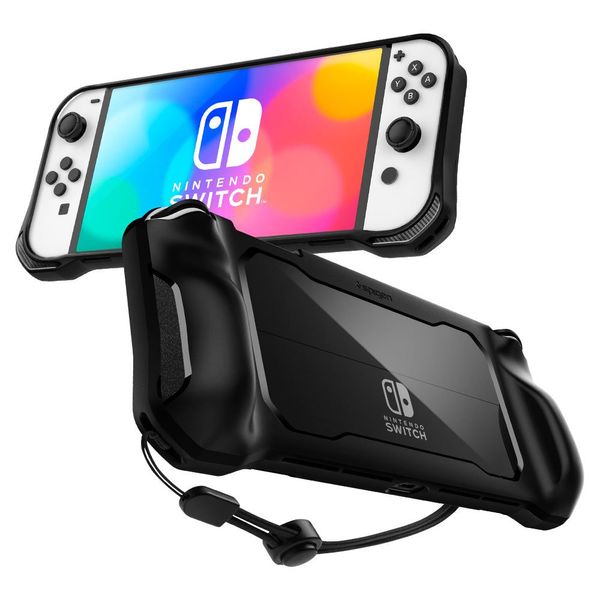 SPIGEN RUGGED ARMOR NINTENDO SWITCH OLED MATTE BLACK zdjęcie 1