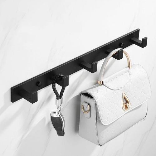 WIESZAK ŁAZIENKOWY HACZYK ŚCIENNY NA RĘCZNIKI CZARNY LOFT PRZYKRĘCANY KOŁKI na Arena.pl