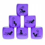 Zabawka Kostka Miłości Do Kamasutry 25Mm Fioletowy - 1 Sztuka Seks