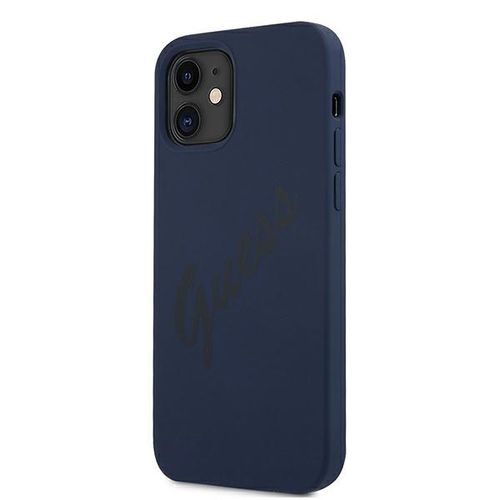 Etui Guess do iPhone 12 mini, Niebieski na Arena.pl