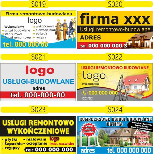 baner BANERY plandeka mocne auto naprawa oczka 100x50cm na Arena.pl