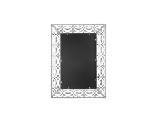 Lustro Ścienne 80 X 60 Cm Srebrne Malpas na Arena.pl