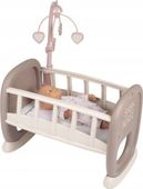 Smoby Baby Nurse - Kołyska z karuzelą dla lalki Łóżeczko (220372)