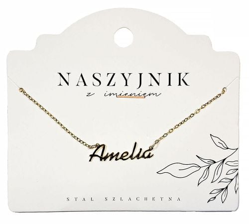 naszyjnik z imieniem amelia na Arena.pl