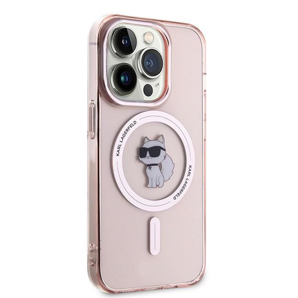 Etui Karl Lagerfeld do iPhone 14 Pro Max, Różowy, MagSafe zdjęcie 4