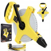 MIARA TAŚMA MIERNICZA METRÓWKA ZWIJANA 50M MIARKA DŁUGA NA KORBKĘ BUDOWLANA