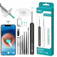 SMART OTOSKOP KAMERA CZYSZCZENIE USZU WOSK WIFI HD APLIKACJA ENDOSKOP