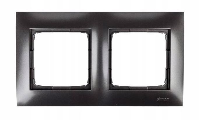 Simon54 Ramka na 2-moduły DR2/48 antracyt zdjęcie 1