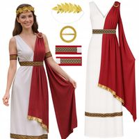 RZYMIANKA TOGA SUKIENKA GRECKA BOGINI STRÓJ DAMSKI RZYMSKI S M 164 170