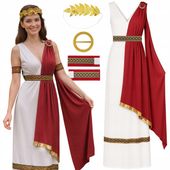 RZYMIANKA TOGA SUKIENKA GRECKA BOGINI STRÓJ DAMSKI RZYMSKI S M 164 170